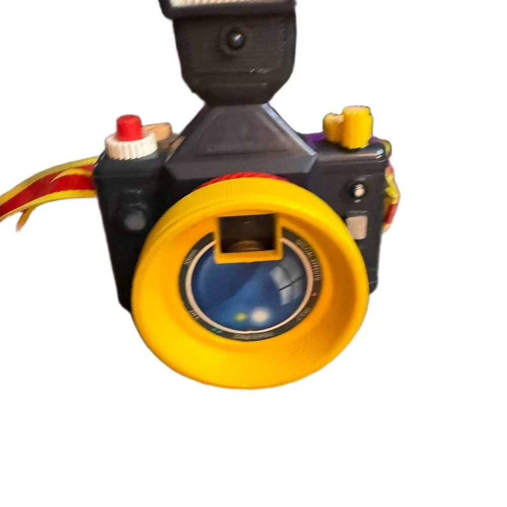 Vintage 1988 Fisher-Price Toy Camera 2312 Special Effects Lens 35mm Style Black